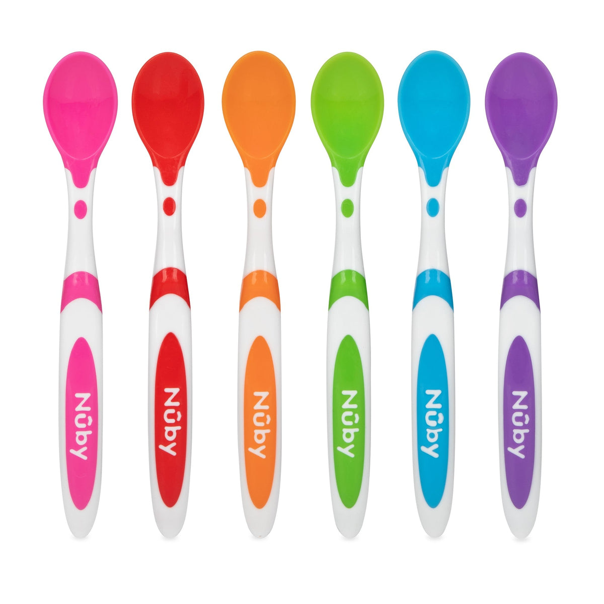 Long Handle Weaning Spoons (6 Pack)