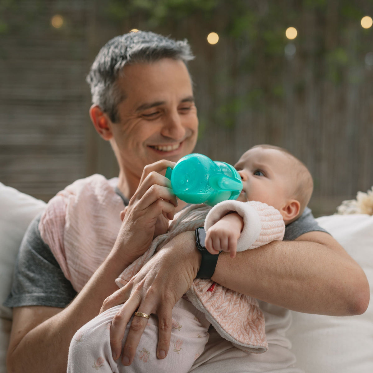 Bottle-to-Cup Wide Neck Bottle