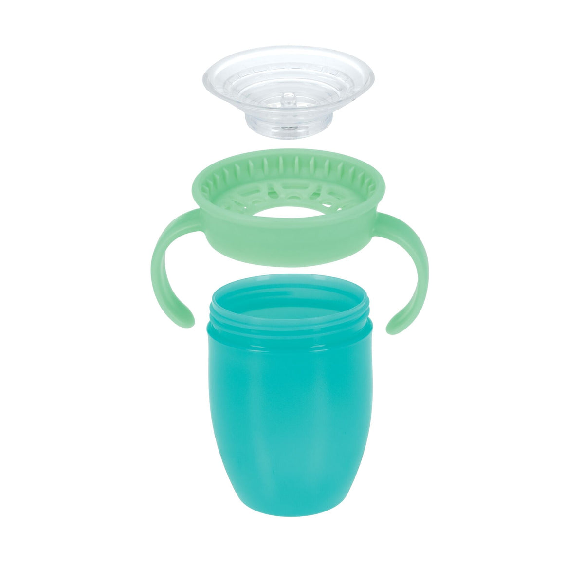 360 Wonder Cup with Handles (2 Pack - 5 oz) | Pink/Aqua
